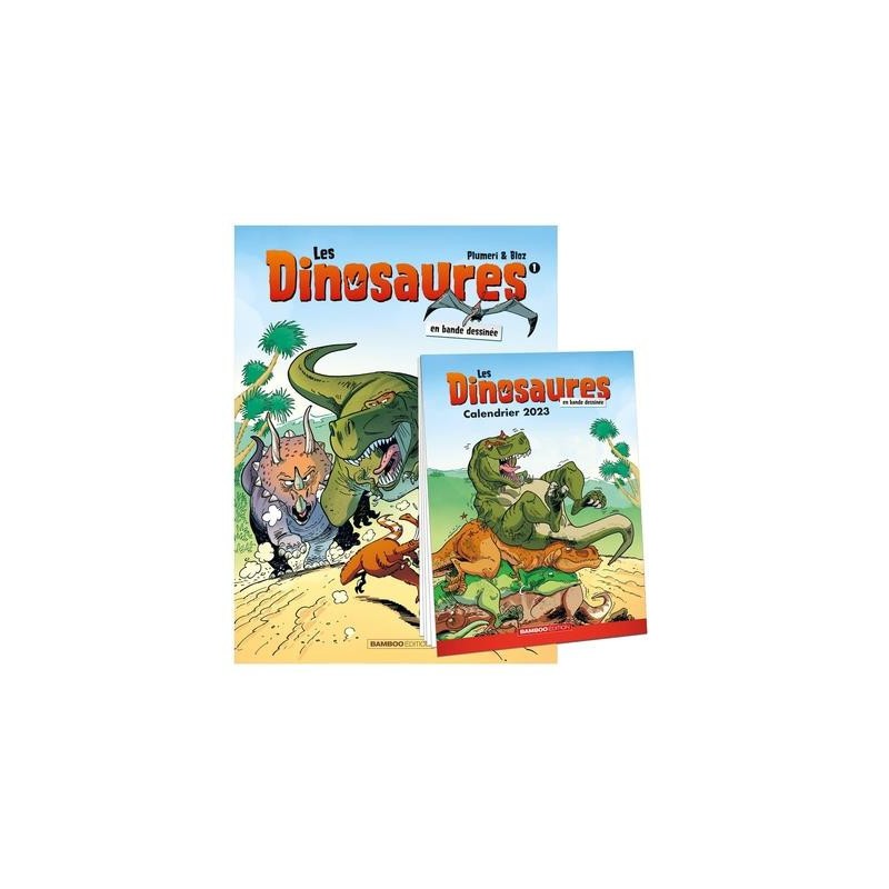 Les dinosaures en BD tome 1 + calendrier 2023