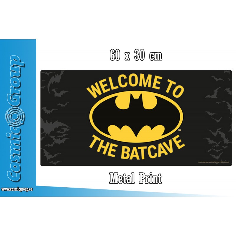 BATMAN BATCAVE METAL SIGN