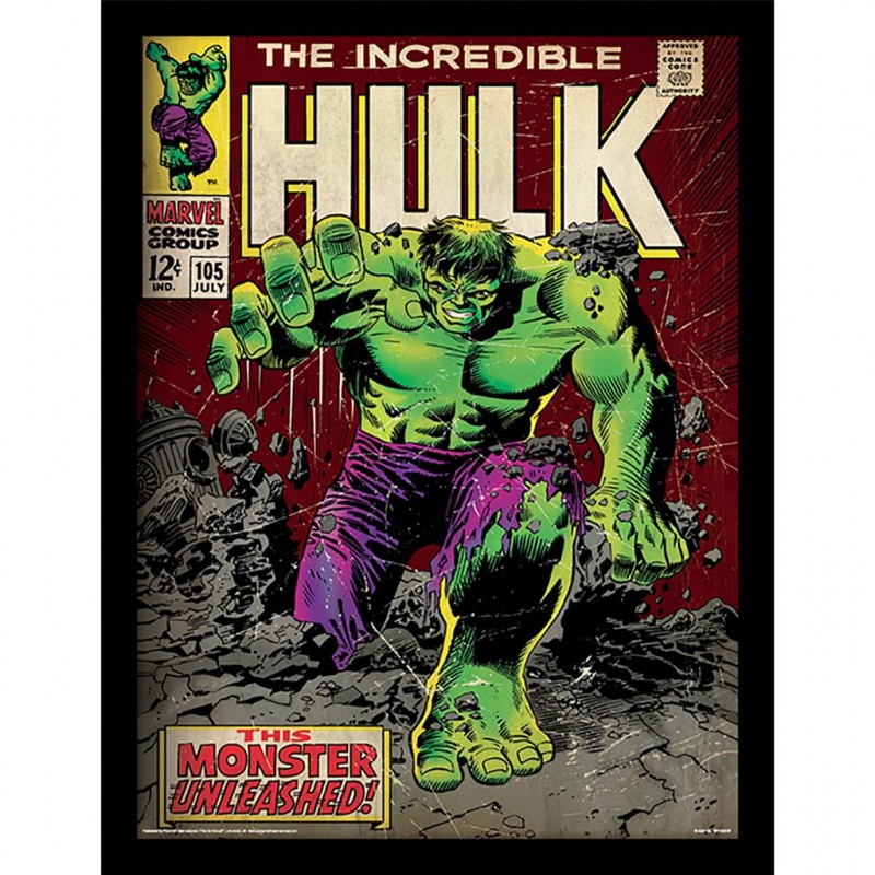 INCREDIBLE HULK 105 COLLECTOR PRINT