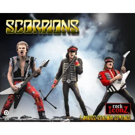 ROCK ICONZ SCORPIONS BAND STATUE SET