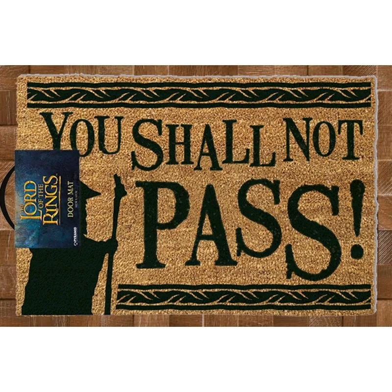 THE LORD OF THE RING NOT PASS DOORMAT