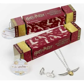 Harry Potter : Hedwig Gift Cracker avec boucles d'oreilles Hedwig et lettre et collier Golden Snitch