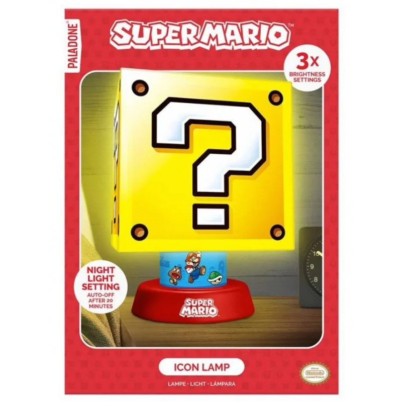 Super Mario : lampe à icônes