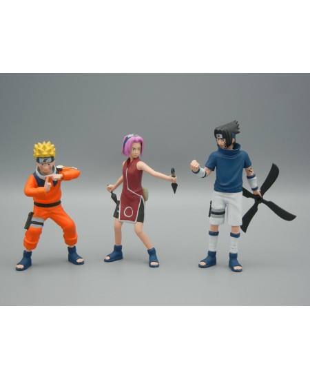 Figurine Naruto/Boruto- Naruto : Coffret Cadeau Lot de 3 Figurines