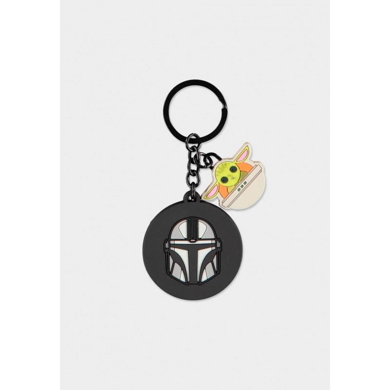 Star Wars : The Mandalorian - Porte-clés Mandalorian en caoutchouc