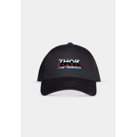 Marvel: Thor Love and Thunder - Casquette réglable noire avec logo du film