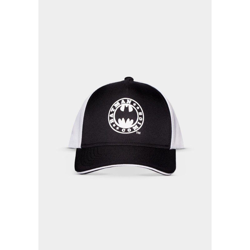 Batman: Bat Logo Casquette ajustable noire et blanche