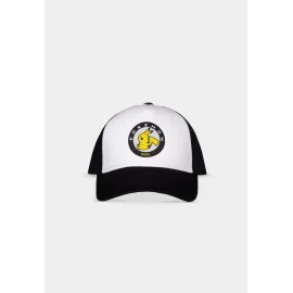 Pokemon : Pikachu Casquette Ajustable Noir et Blanc