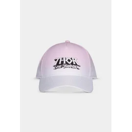 Marvel: Thor Love and Thunder - Casquette réglable pour femme avec logo de film rose