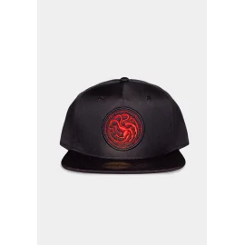 Game of Thrones : House of the Dragon - Casquette Snapback Sigil Brodée Targaryen