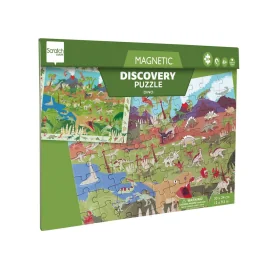 Scratch Puzzle Magnétique: DISCOVERY - DINOSAURE 80pcs