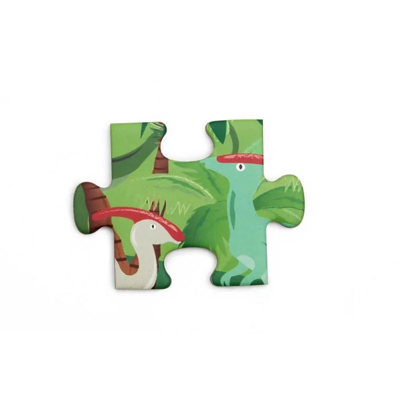 Scratch Puzzle 150pcs: DISCOVERY / DINOSAURES 60x43,5cm, en carton, en boîte diam.26xH10cm, 6+