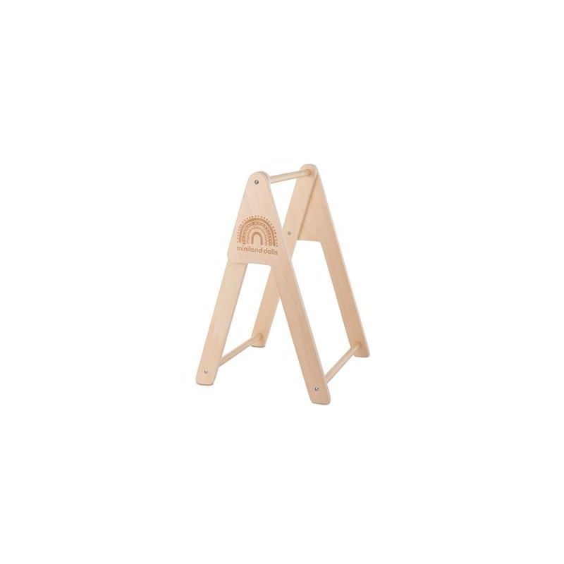 ML Poppen: PORTE-VÊTEMENTS H44xD30xB31cm, en bois de forêt durable