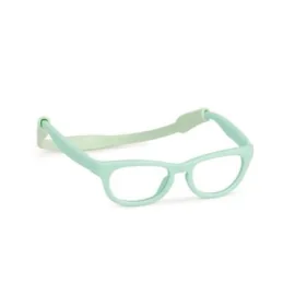 ML Poppen: LUNETTES pour poupées, turquoise