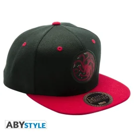 GAME OF THRONES - Casquette snapback- Noir & Rouge - "Targaryen"