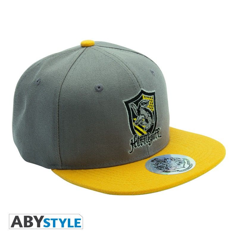 HARRY POTTER - Casquette snapback- Gris & Jaune - Poufsouffle