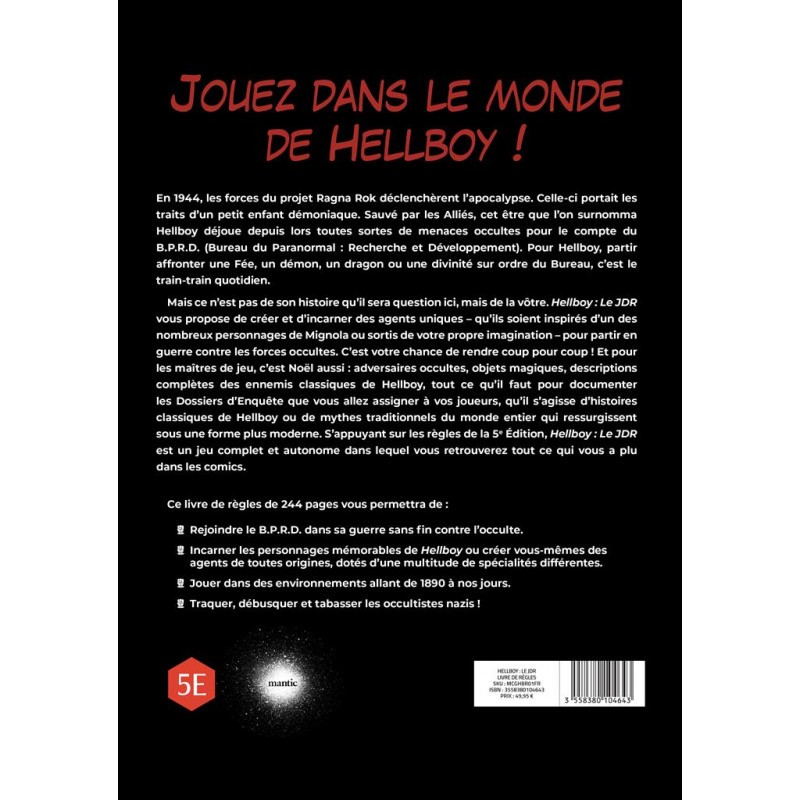 Hellboy : Le Jeu de Rôle