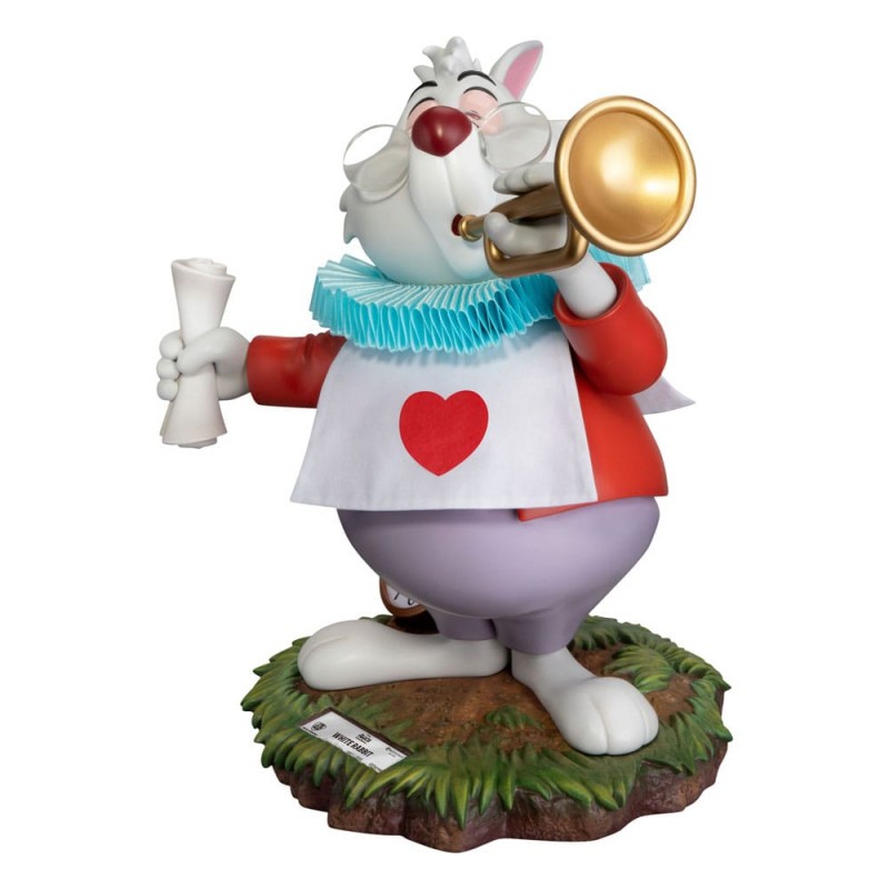 Alice au pays des merveilles Master Craft The White Rabbit 36 cm