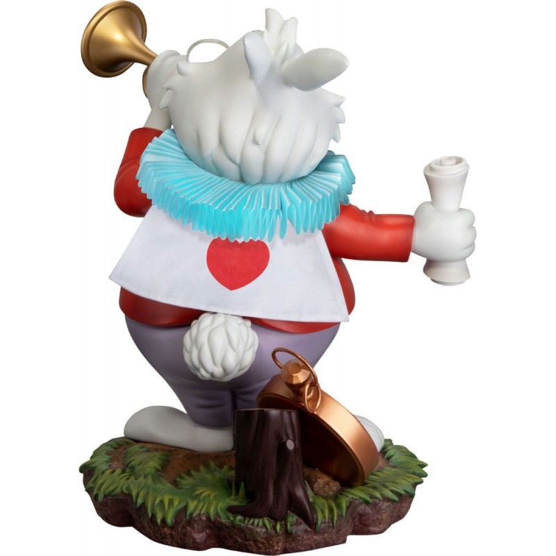 Alice au pays des merveilles Master Craft The White Rabbit 36 cm