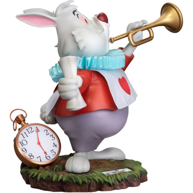 Alice au pays des merveilles Master Craft The White Rabbit 36 cm