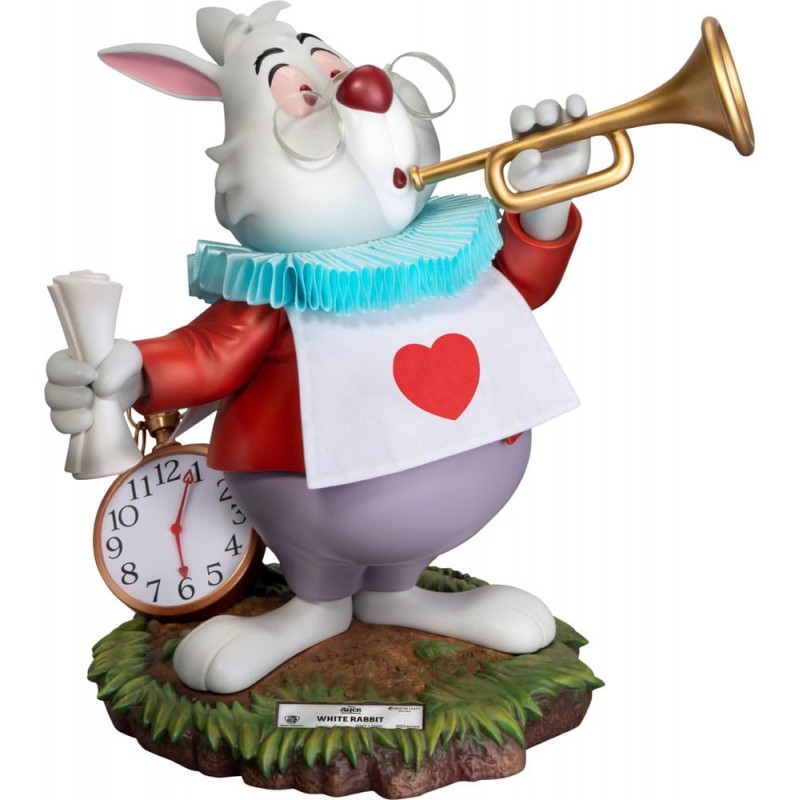 Alice au pays des merveilles Master Craft The White Rabbit 36 cm