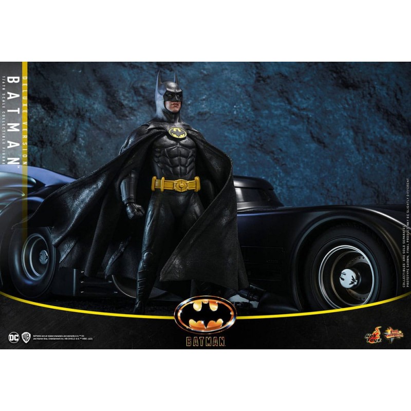 Figurine articulée Hot toys Batman (1989) Movie Masterpiece Batman (Deluxe  Ver