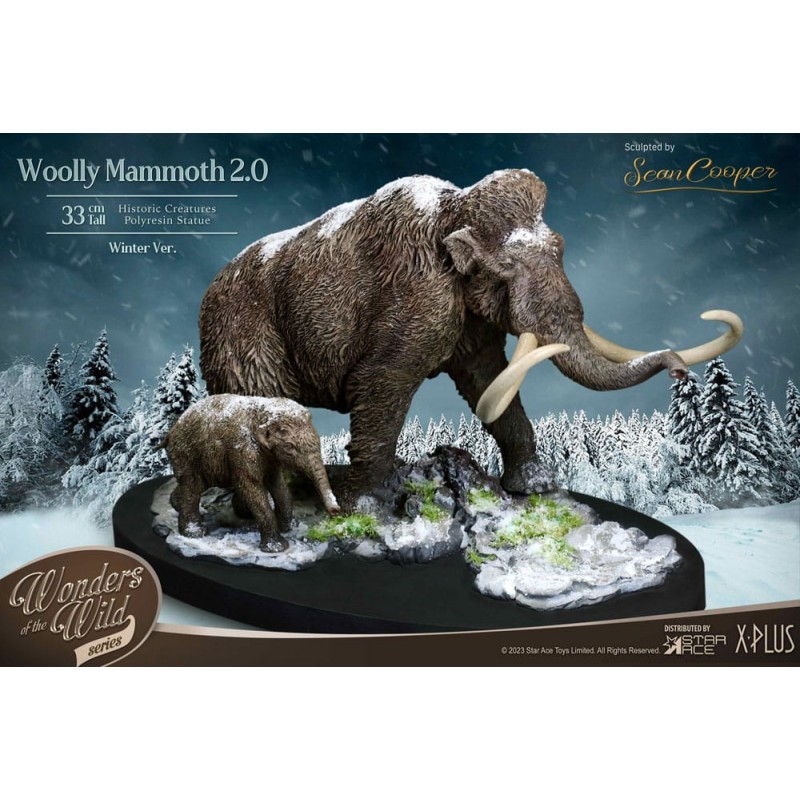 Historic Creatures The Wonder Wild Series The Woolly Mammoth 2.0 22 cm