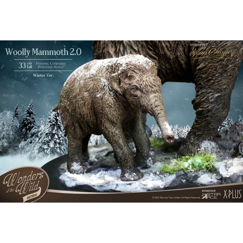 Historic Creatures The Wonder Wild Series The Woolly Mammoth 2.0 22 cm