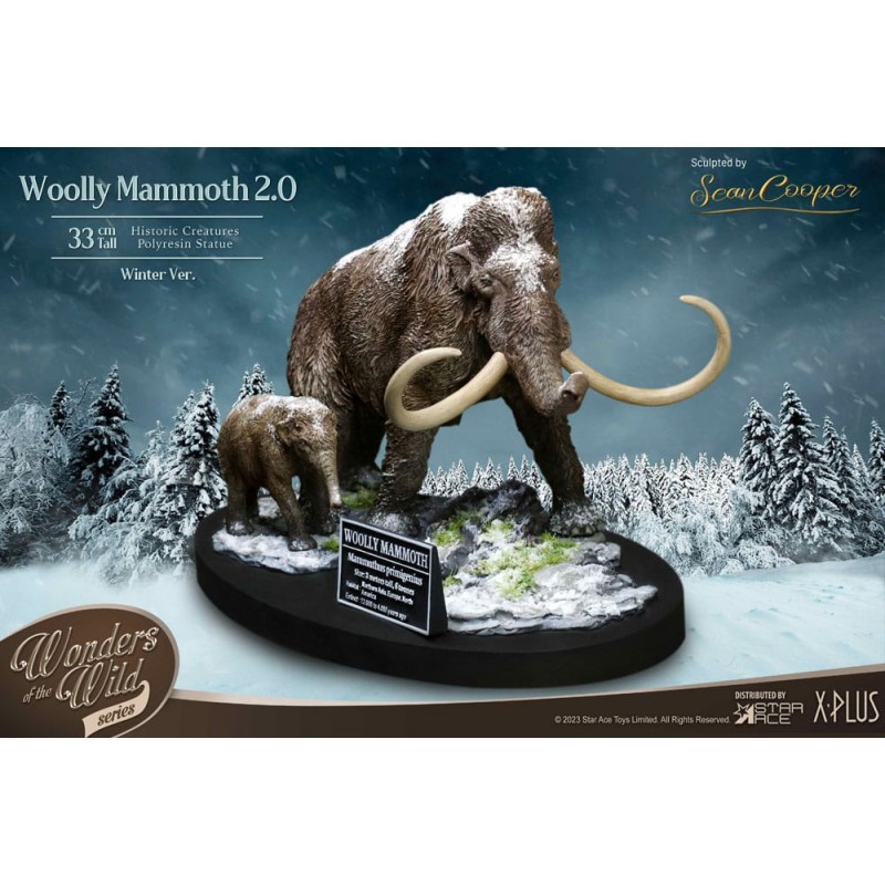 Historic Creatures The Wonder Wild Series The Woolly Mammoth 2.0 22 cm