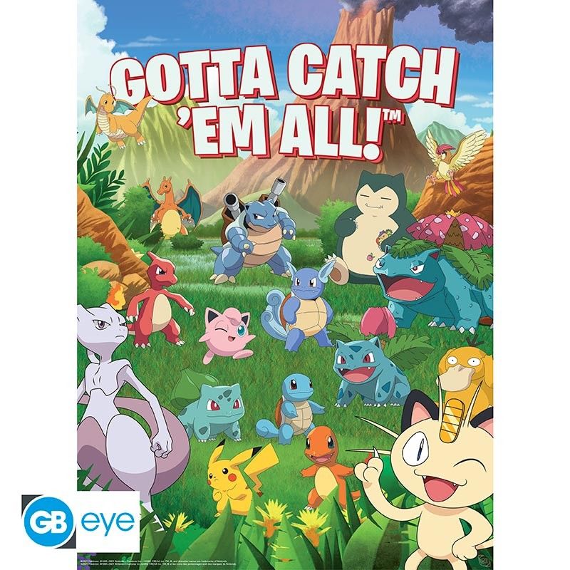 Poster Pokémon 255276 Officiel: Achetez En ligne en Promo