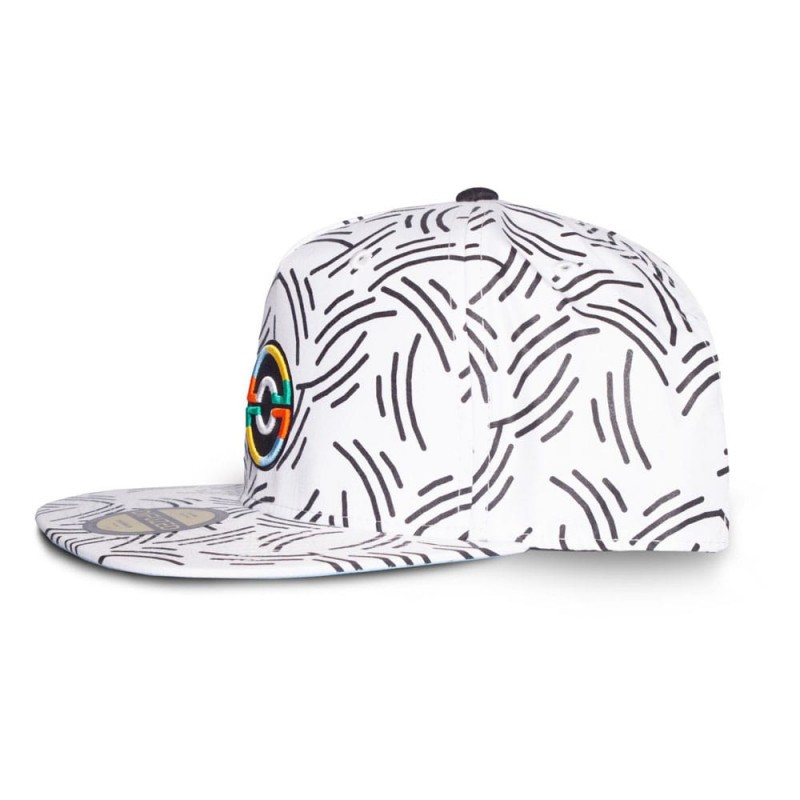 Pokemon casquette Snapback Pokeball blanc