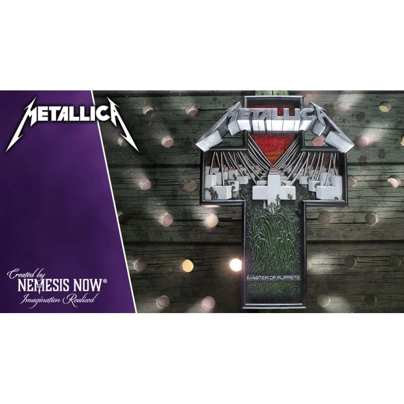 METALLICA MASTER OF PUPPETS WALL PLAQUE