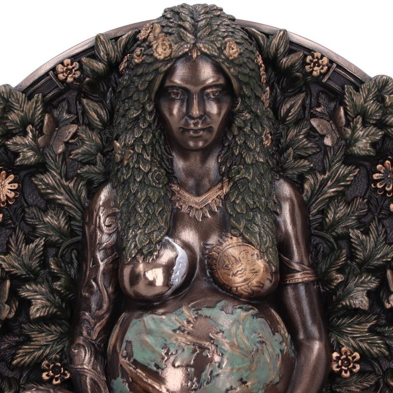 MOTHER EARTH BRONZE WALL PLAQUE