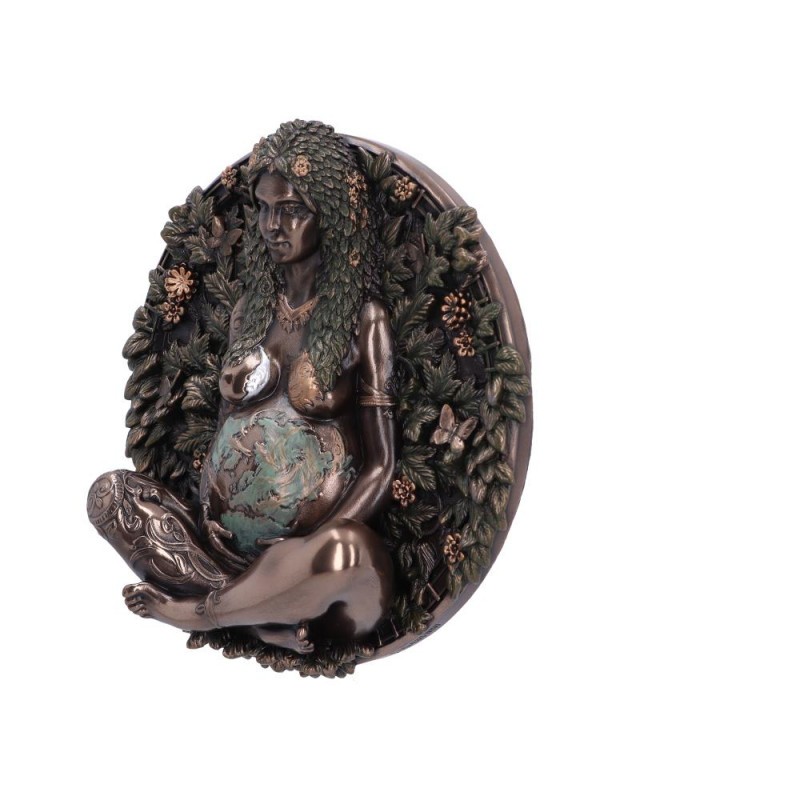 MOTHER EARTH BRONZE WALL PLAQUE