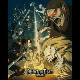 ATTACK ON TITAN LENTICULAR POSTER 3D