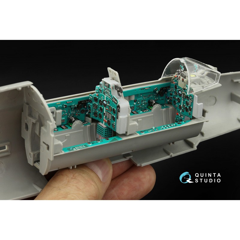 Mikoyan MiG-21UM 3D-Printed & coloured Interior on decal paper SMALL VERSION (designed to be used with Trumpeter kits) (SMALL VE