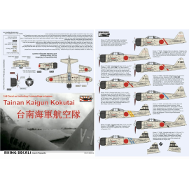 Tainan Kaigun Kokutai (8x camo)Decal set including 8 camouflage schemes:Mitsubishi