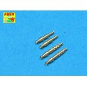 Set of 4 German barrels tips for 7,92 mm MG.17 aircraft machine guns.