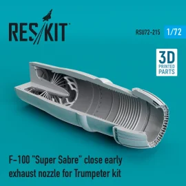 North-American F-100C/F-100D/F-100F 'Super Sabre' close early exhaust nozzle (designed to be used with Trumpeter kits)