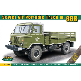 Russian GAZ-66B Military Air Portable truck model