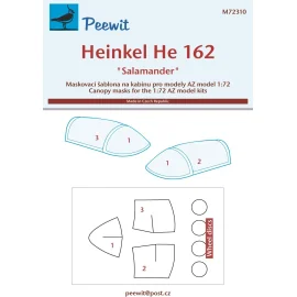 Heinkel He-162A (designed to be used with AZ model kits)[He-162A-2 He-162A-9 He-162D He-162C]