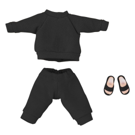 Original Character accessoires pours Nendoroid Doll Outfit Set: Sweatshirt and Sweatpants (Black)