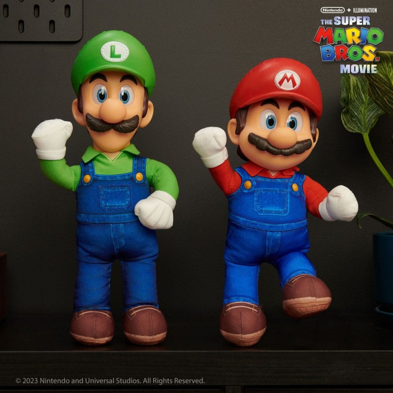 Peluche Super Mario / Luigi - 25 cm - Peluches jeux vidéo - Produits  dérivés jeux vidéo - Autour du jeu vidéo