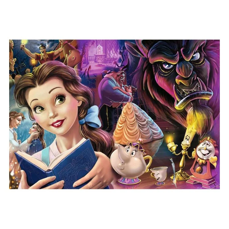 Disney Villainous puzzle Belle, Disney Princess (1000 pièces)