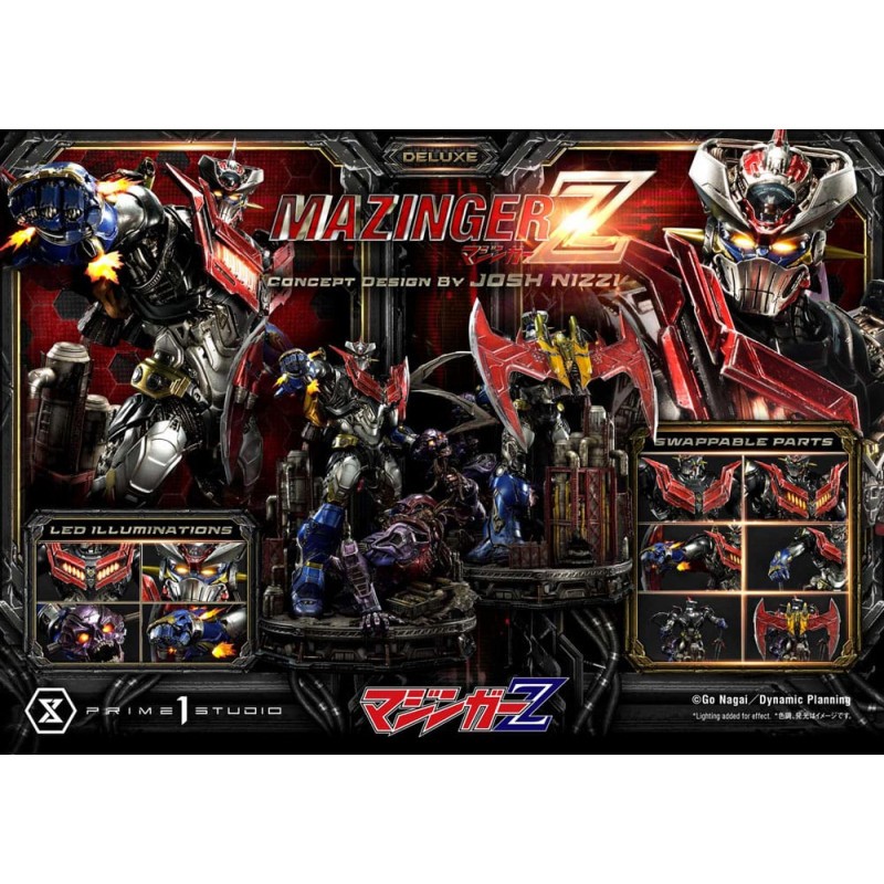 Mazinger Z statuette Ultimate Diorama Masterline Concept Design by Josh Nizzi Deluxe Version 69 cm