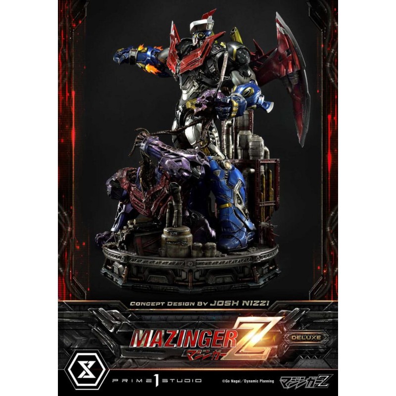 Mazinger Z statuette Ultimate Diorama Masterline Concept Design by Josh Nizzi Deluxe Version 69 cm