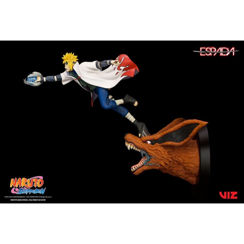 Naruto Shippuden 1/8 Minato Namikaze Vs Nine Tailed Fox 41 cm