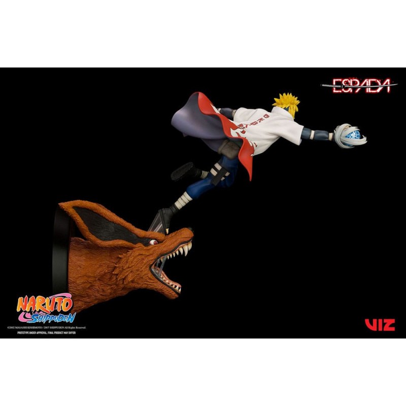 Naruto Shippuden 1/8 Minato Namikaze Vs Nine Tailed Fox 41 cm