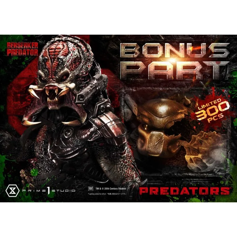 Predators statuette Berserker Predator Deluxe Bonus Version 100 cm