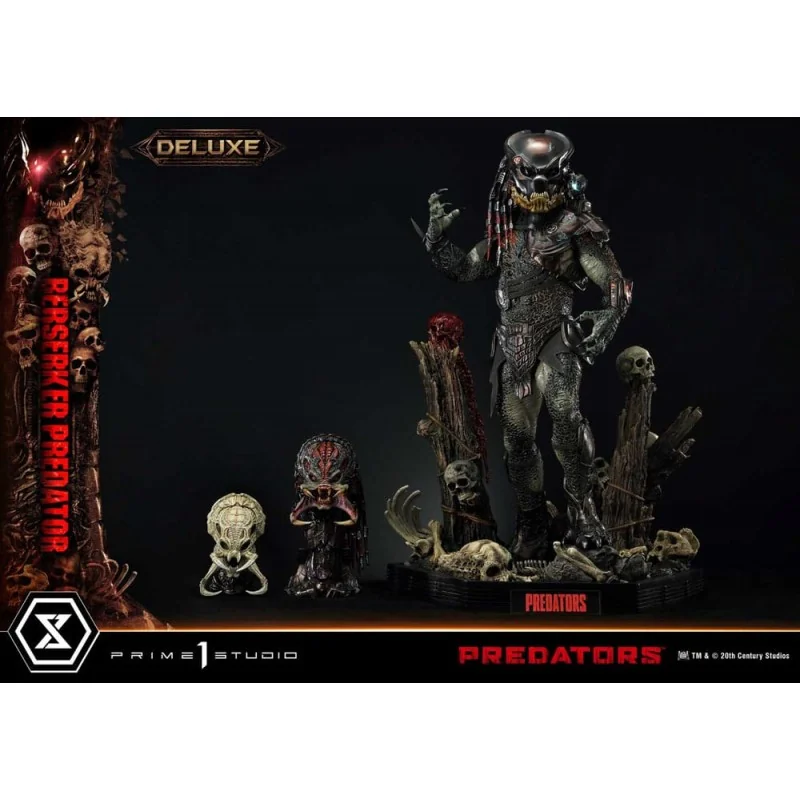 Predators statuette Berserker Predator Deluxe Bonus Version 100 cm